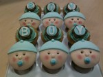 baby boy cupcakes