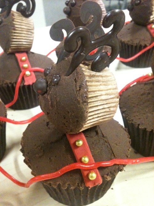 reindeer cupcake