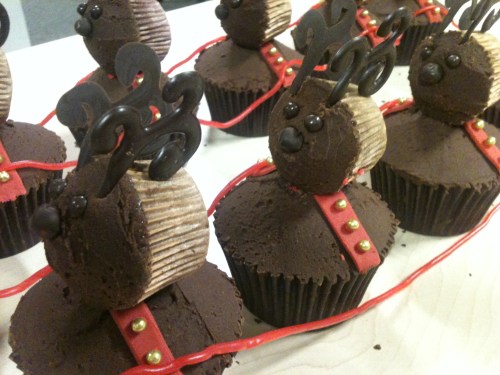 Reindeer cupcakes