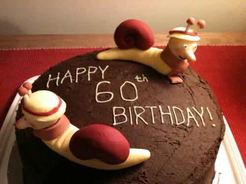 brian the snail cake