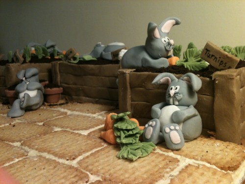 easter bunny cake