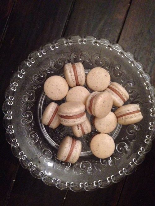 hazelnut macarons 