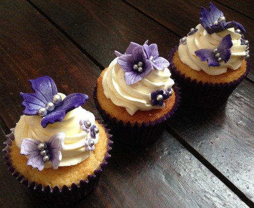 flowers and butterflies